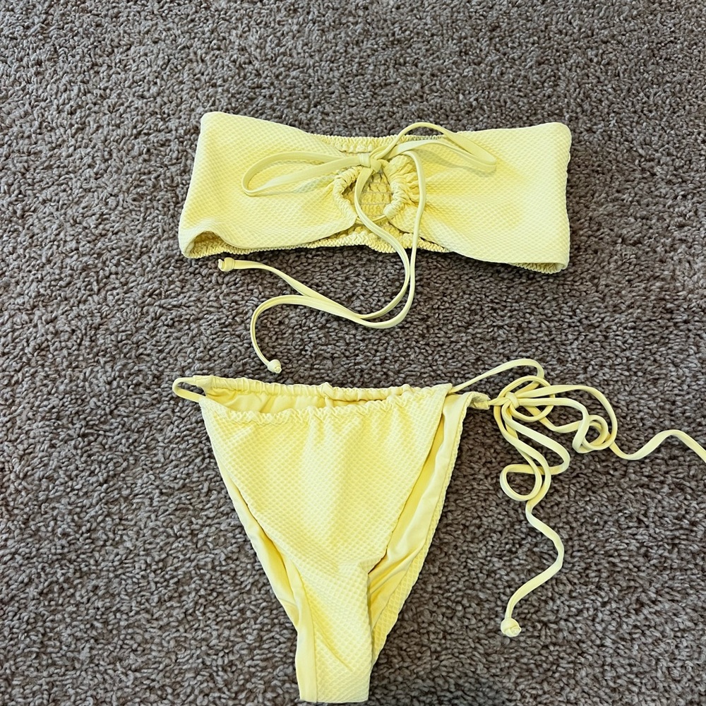Stone Fox Swim Light Yellow Bikini